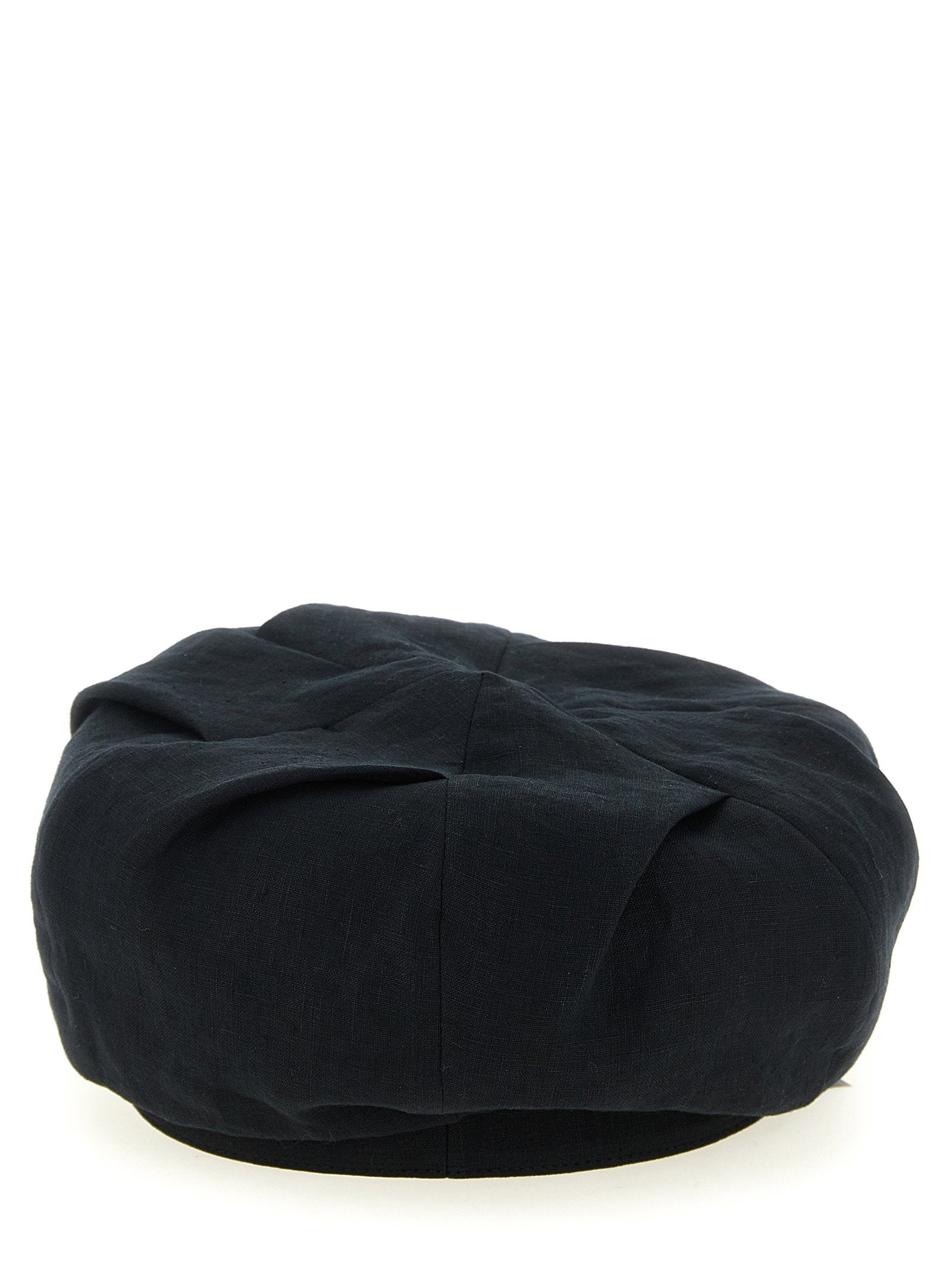Yohji Yamamoto Tuck Casquette Cap – 100% linen - view 3