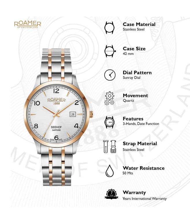 Roamer Seehof Silver Dial