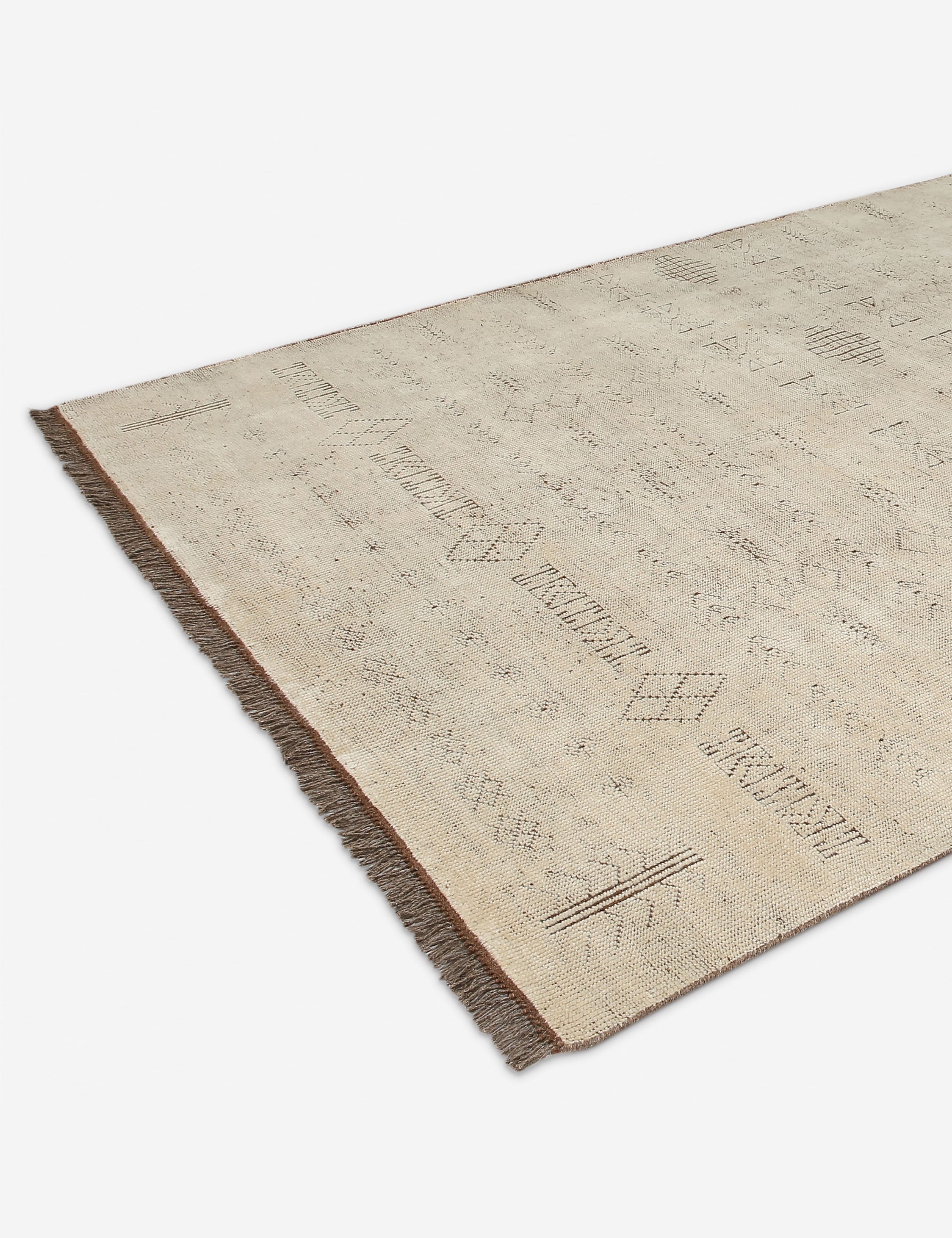 Lulu and Georgia Belgian Hand-Knotted Wool Rug by Button Atelier x Co.House Designs - view 3