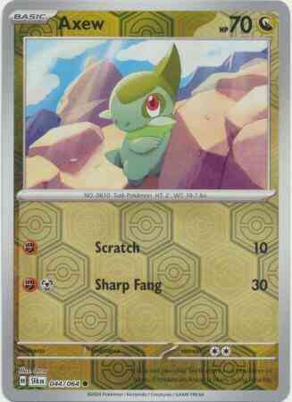 Common sv065-044 reverse – Pokémon Axew - 044/064 - Common [sv065-044] [Reverse Holo]
