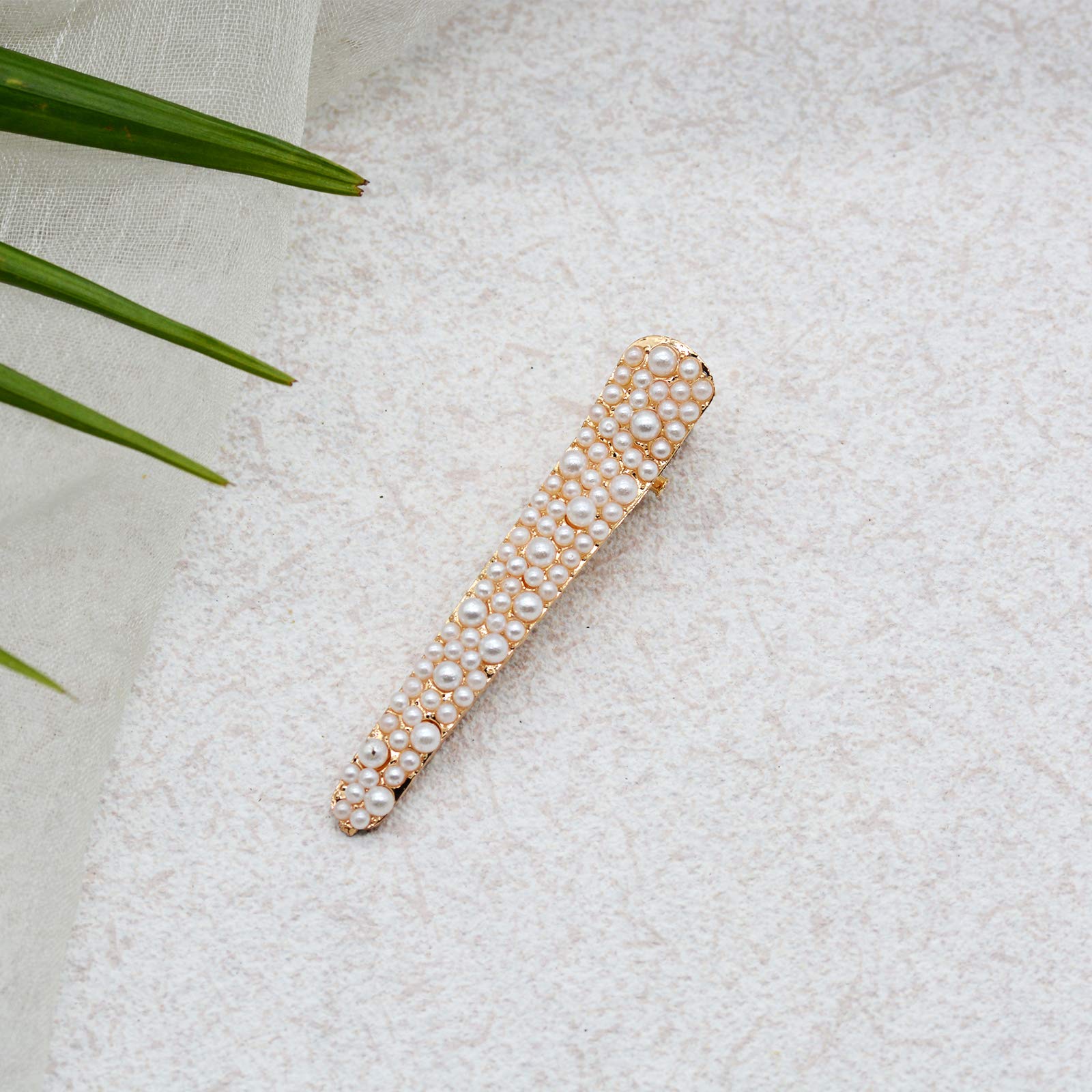 Joker & Witch Marry Pearl Hair Clip for Women - view 2