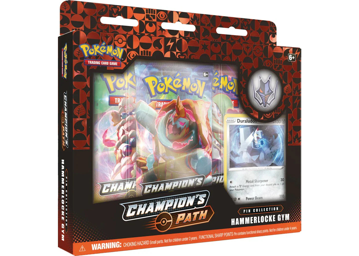 Pokémon 2020 Pokemon Sword and Shield Champion's Path Pin Collection Hammerlocke Gym