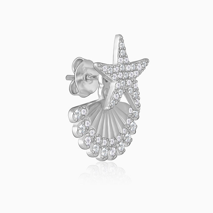 GIVA Jewellery Silver Twinkling Star Earrings - view 4