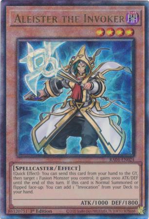 Yu-Gi-Oh! Aleister the Invoker - Alternate Art - RA04-EN024 - Ultimate Rare - 1st Edition
