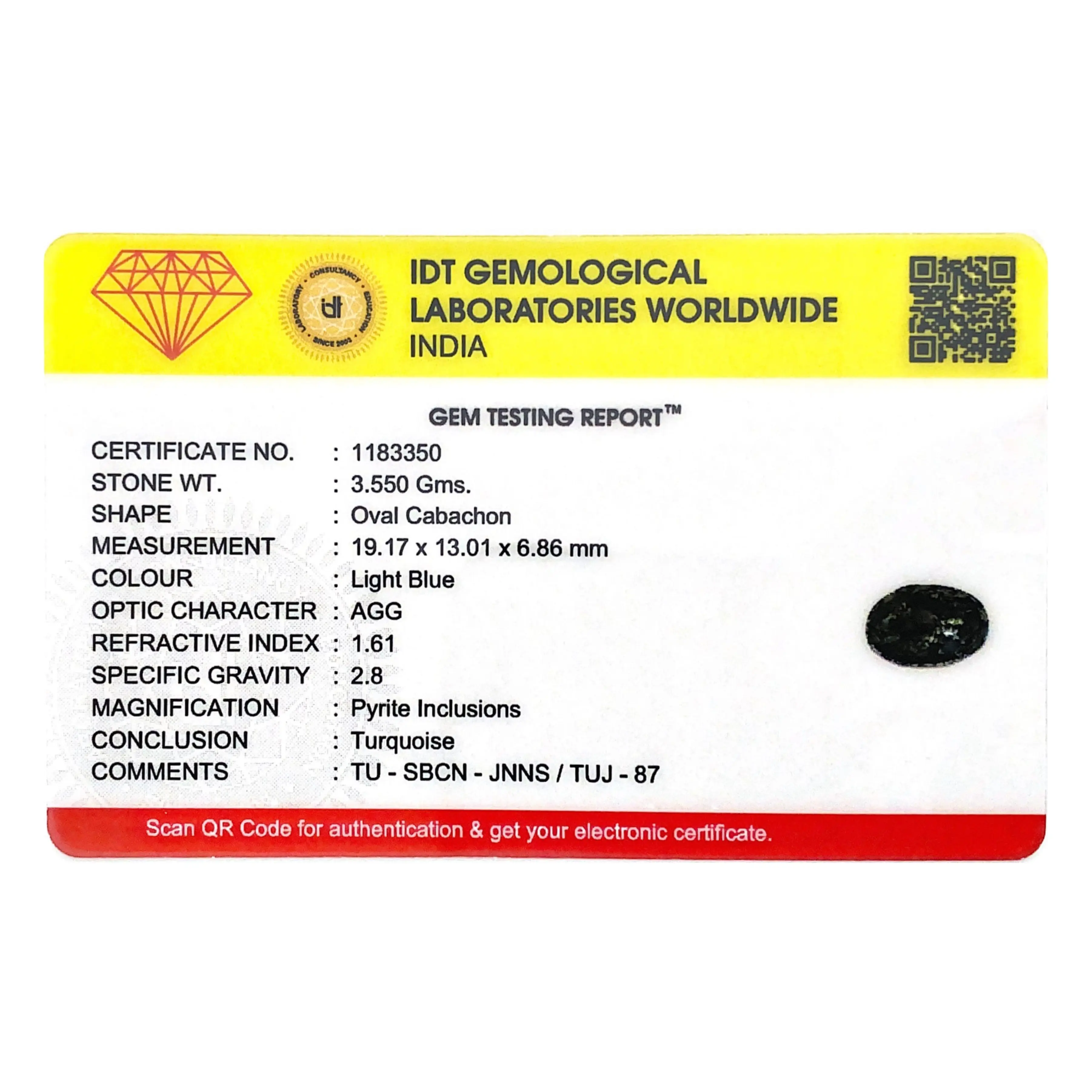 Pramogh Irani Firoza - 17.75 Carat - view 4