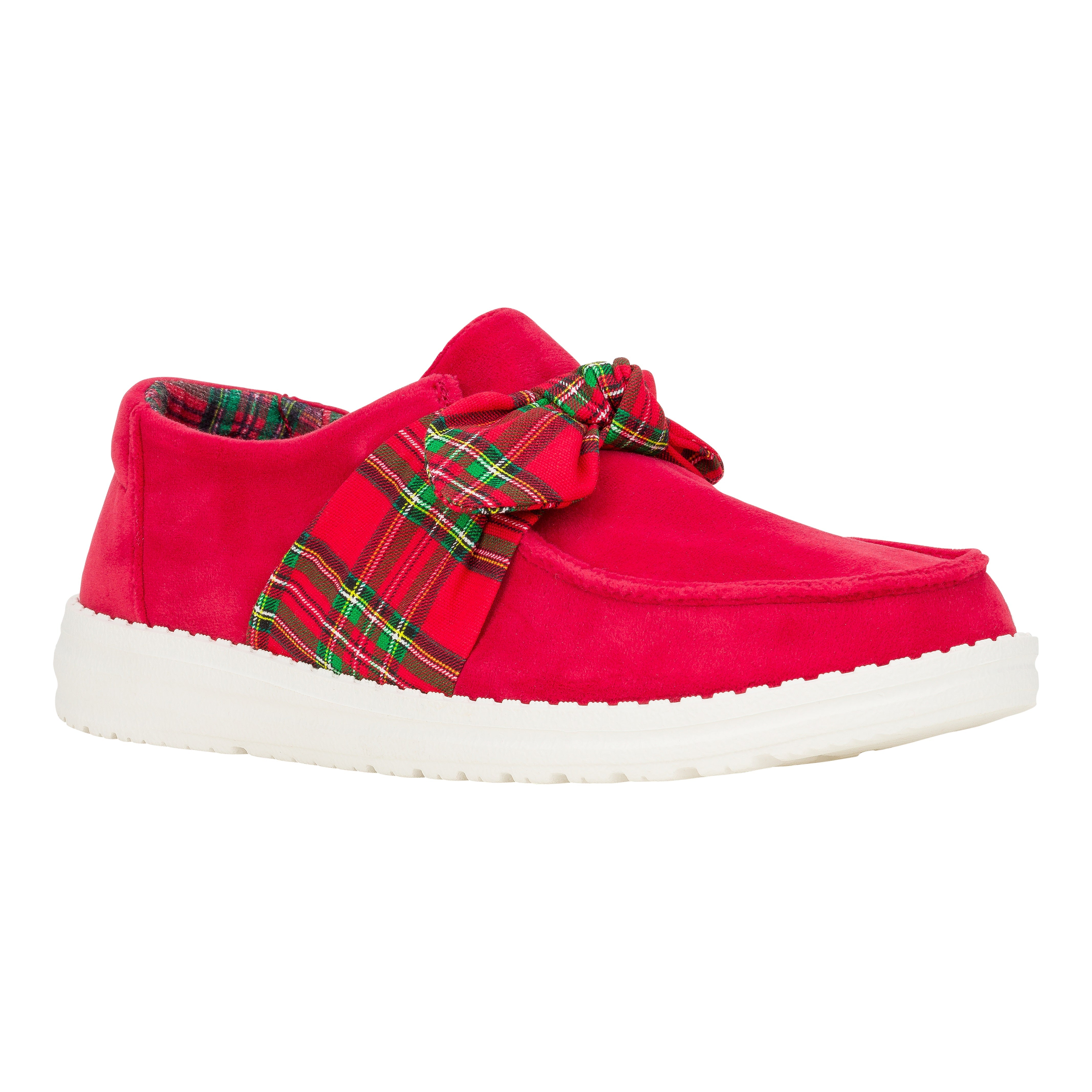 HEYDUDE shoes Wendy Bow Tartan Plaid - Plaid/Red - view 8