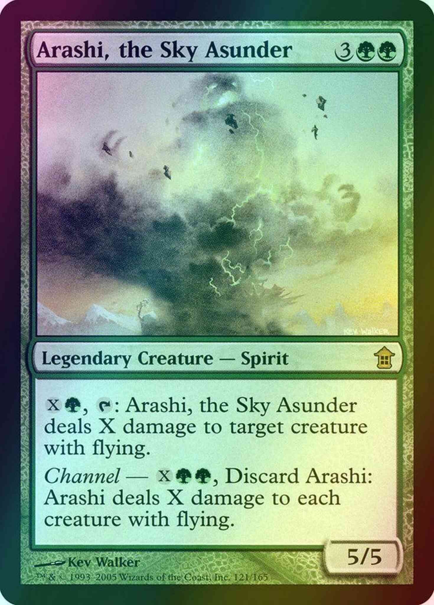 Arashi the sky – Magic Arashi, the Sky Asunder [121] [Saviors of Kamigawa] [Foil]