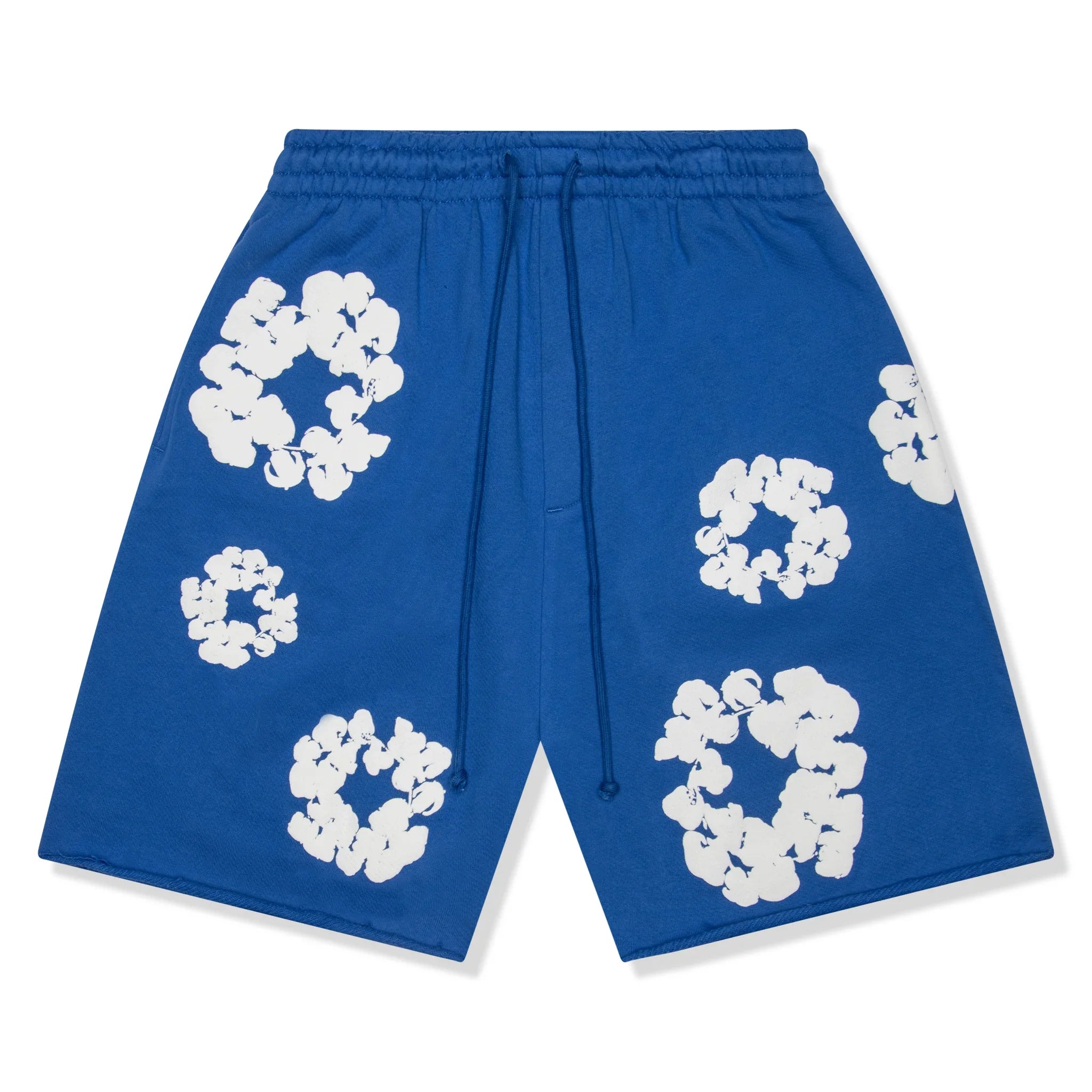 Denim Tears The Cotton Wreath Royal Blue Shorts