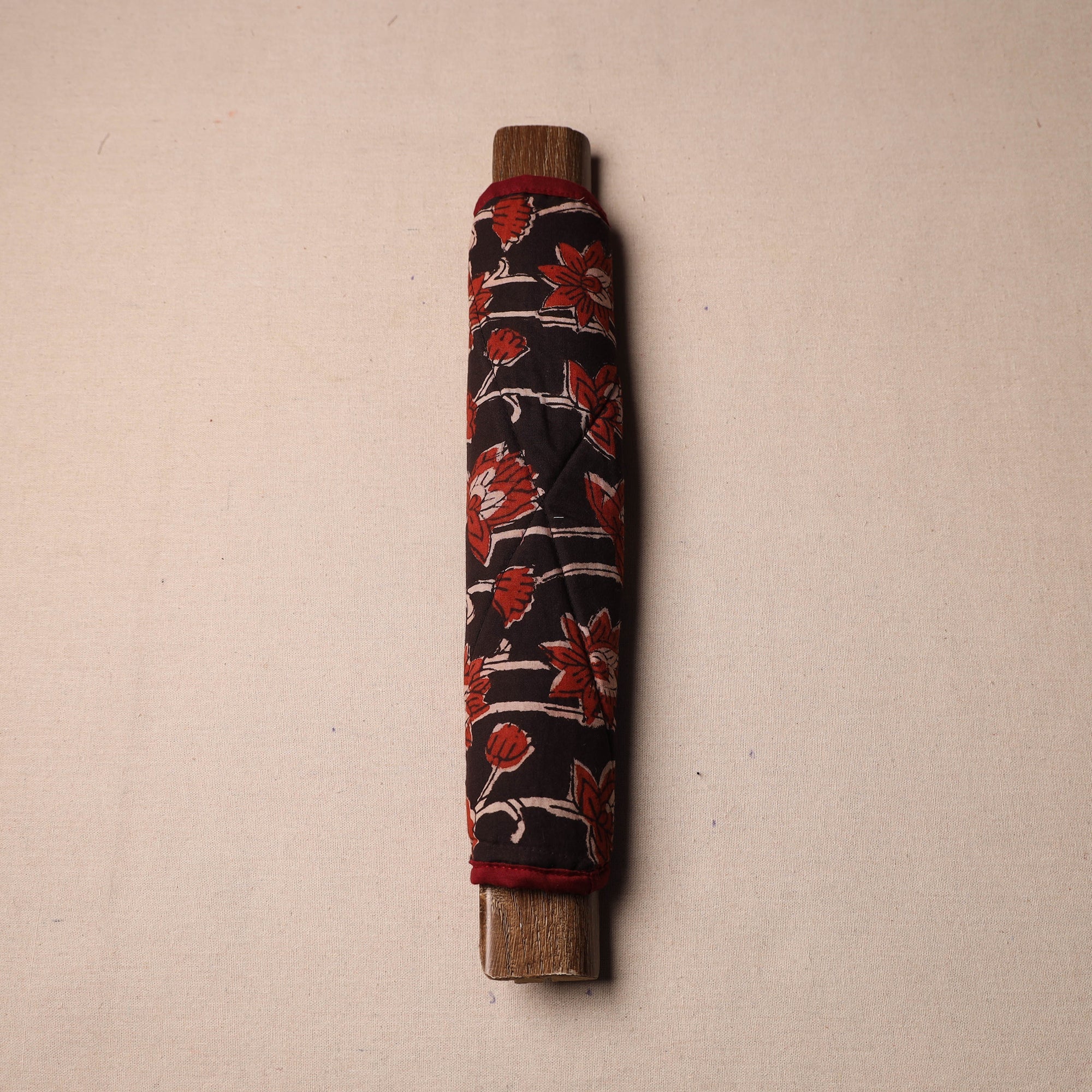 JALPARI Black - Handmade Cotton Fridge Handle Cover 42