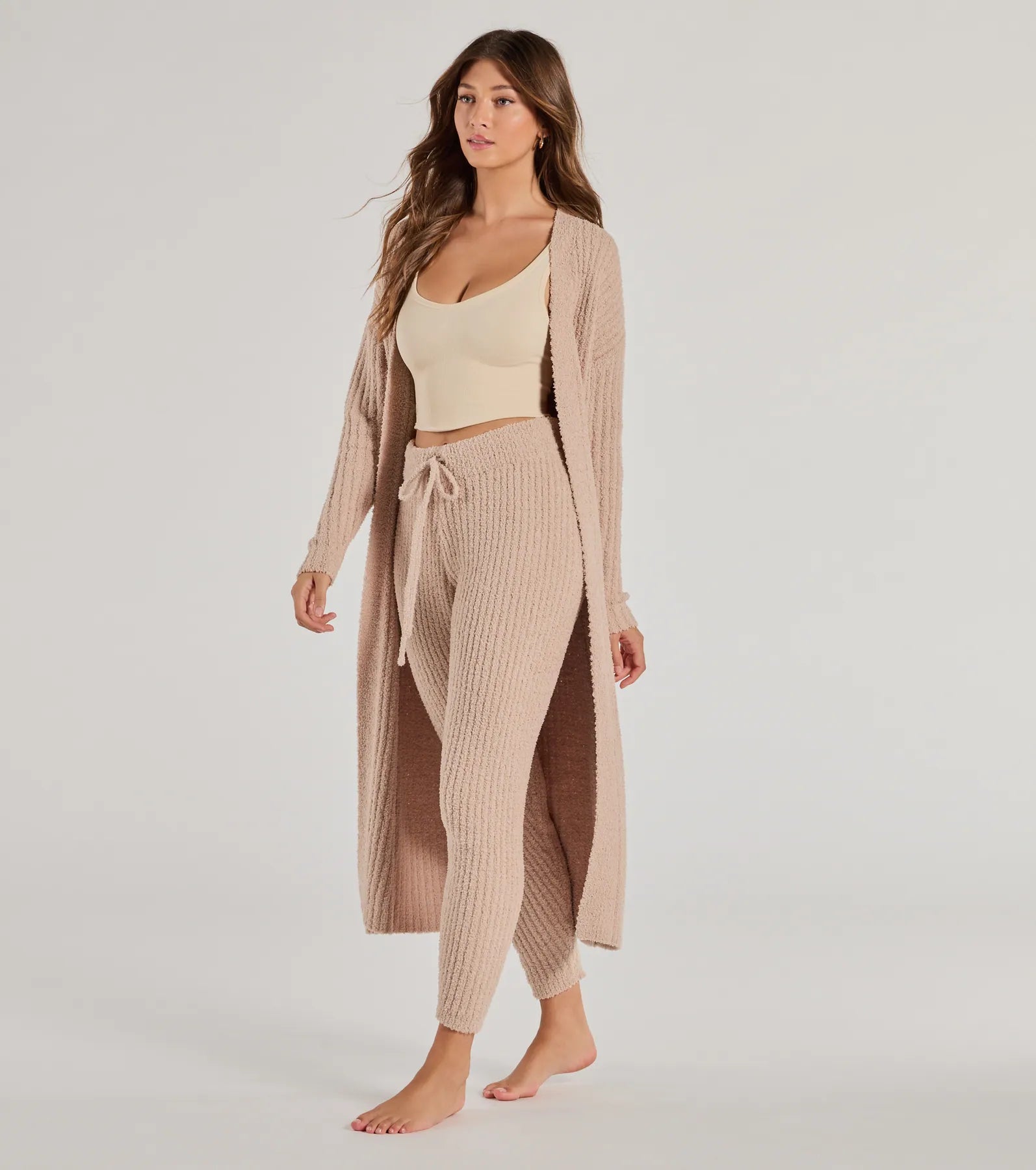 Windsor Cozy Layers Chenille Knit Long Sleeve Duster - view 4