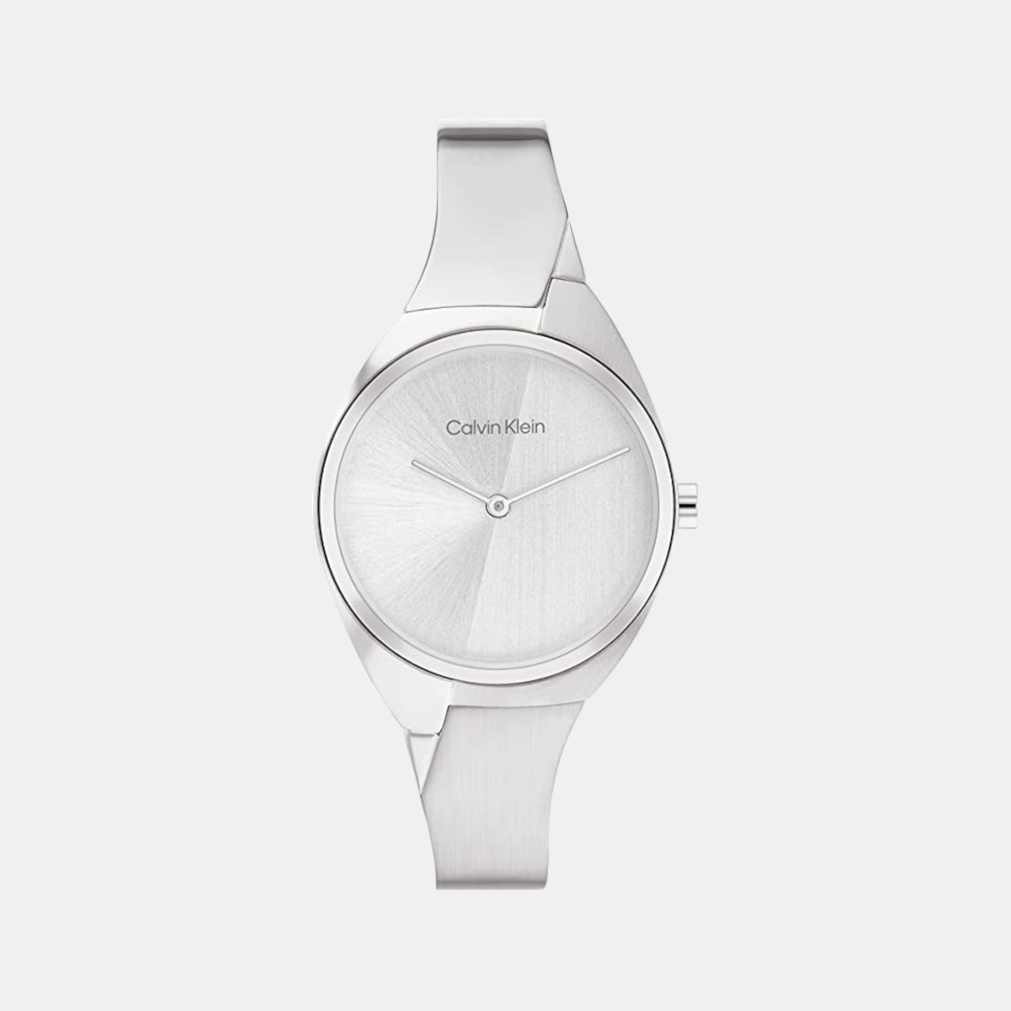 Calvin Klein Charming Women Quartz Silver Dial Analog Stainless Steel Watch 25200234