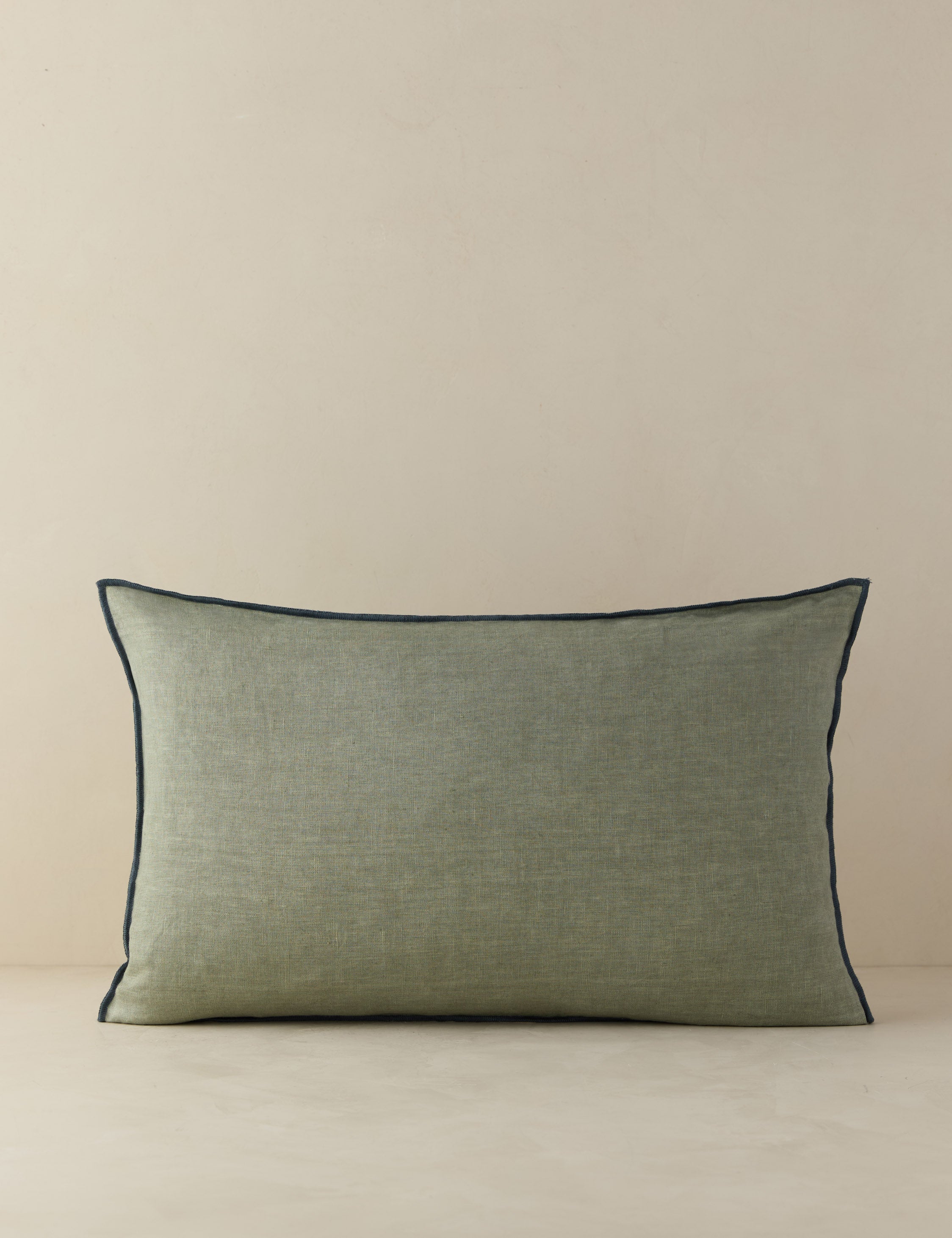 Lulu and Georgia Carys Contrast Linen Pillow - view 56