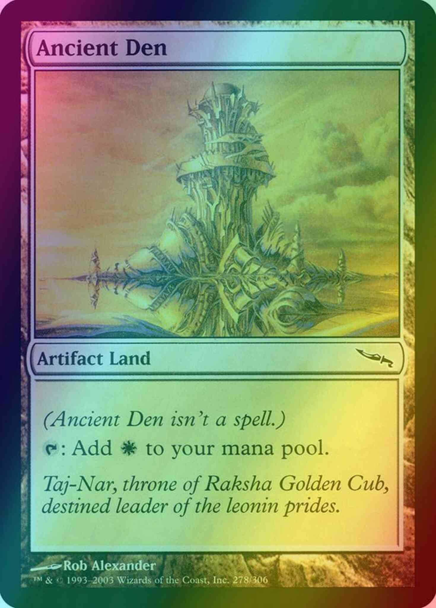 Ancient den 278 – Magic Ancient Den [278] [Mirrodin] [Foil]