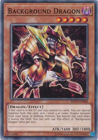 Yu-Gi-Oh! Background Dragon - MP19-EN008 - Common - Unlimited