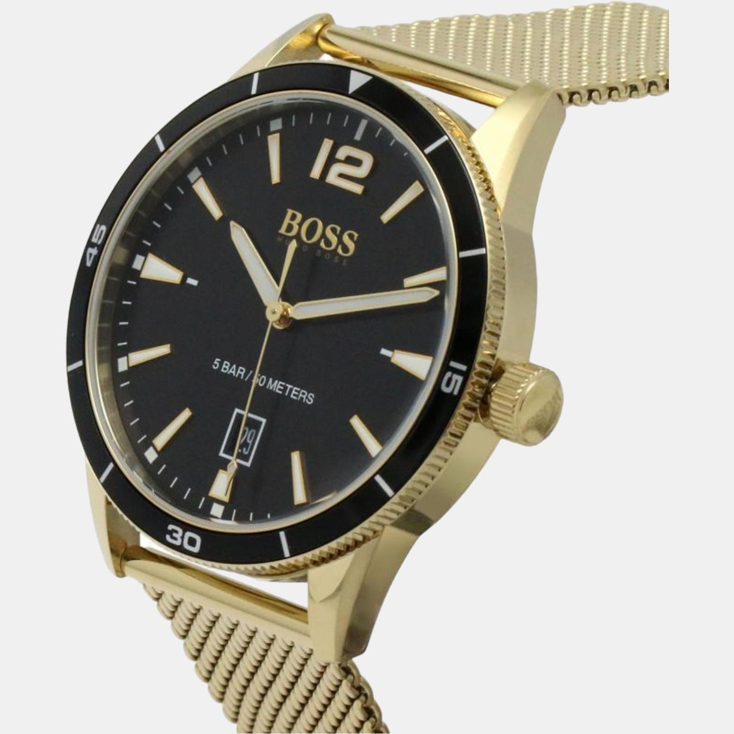 Boss Drifter Men Quartz Black Dial Analog Stainless Steel Watch 1513901 - view 4