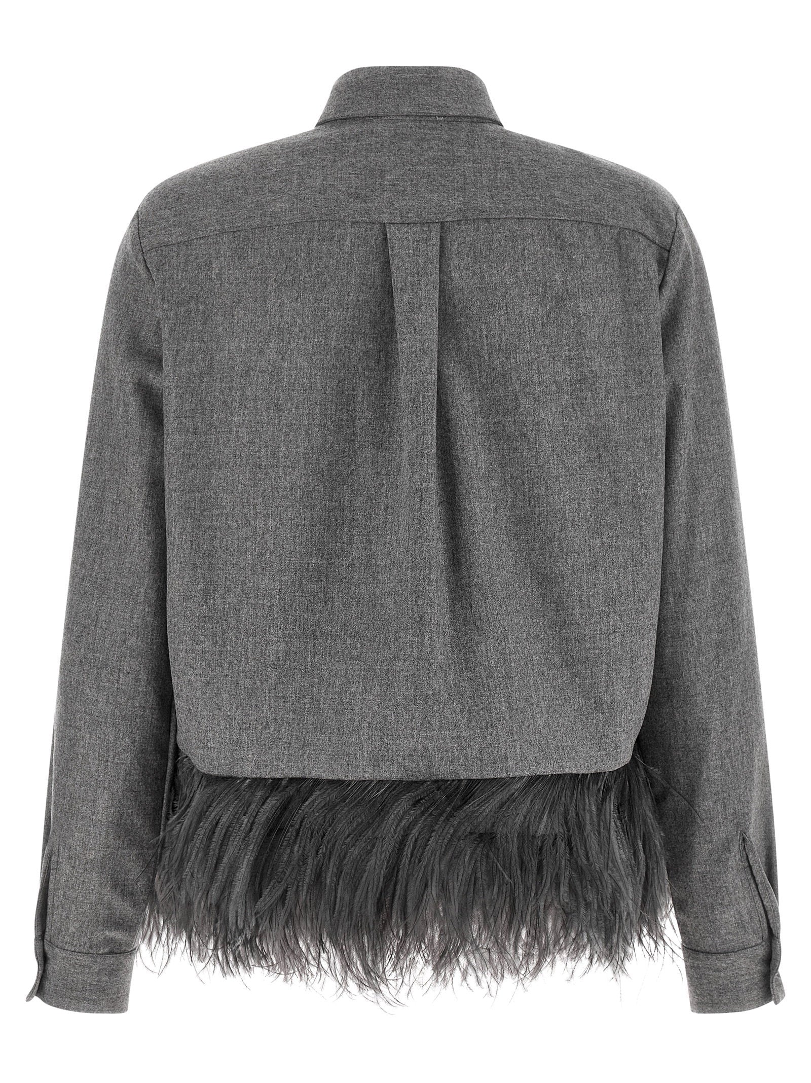 Fabiana Filippi Feather Shirt - view 2