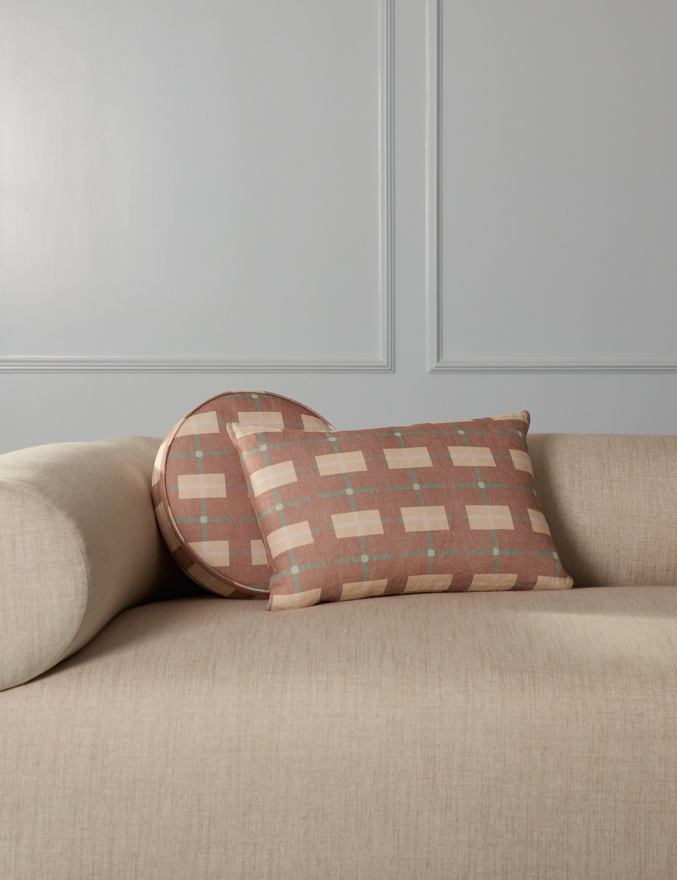 Lulu and Georgia Esmark Linen Pillow - view 2