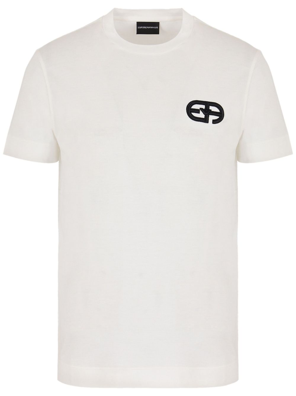 Emporio Armani Logo cotton blend t-shirt – 70% LYOCELL, 30% COTTON