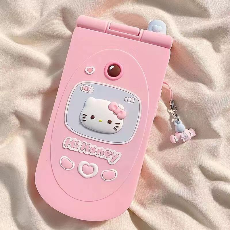 Peeperly Cute Melody Kitty Cat Flip Mirror Case