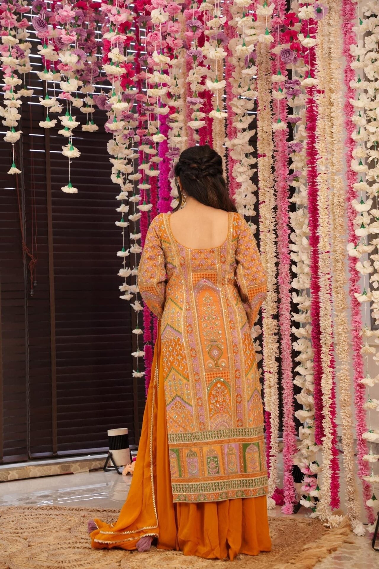 Idaho-o Sunset aura heavy embroidered suit set - view 5