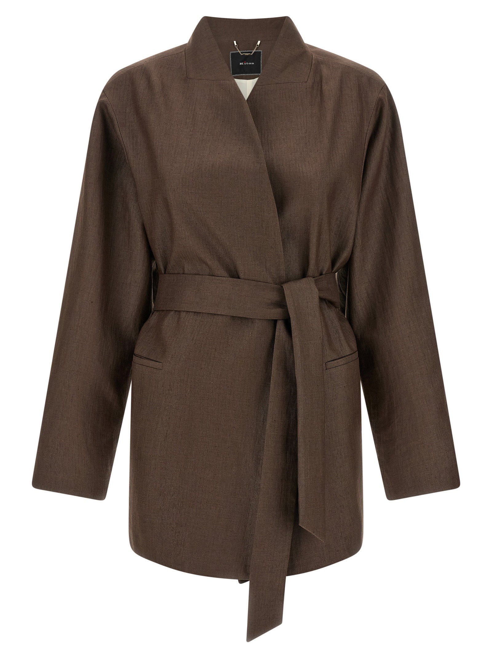 Kiton Linen Blend Blazer – 55% polyamide, 45% linen
