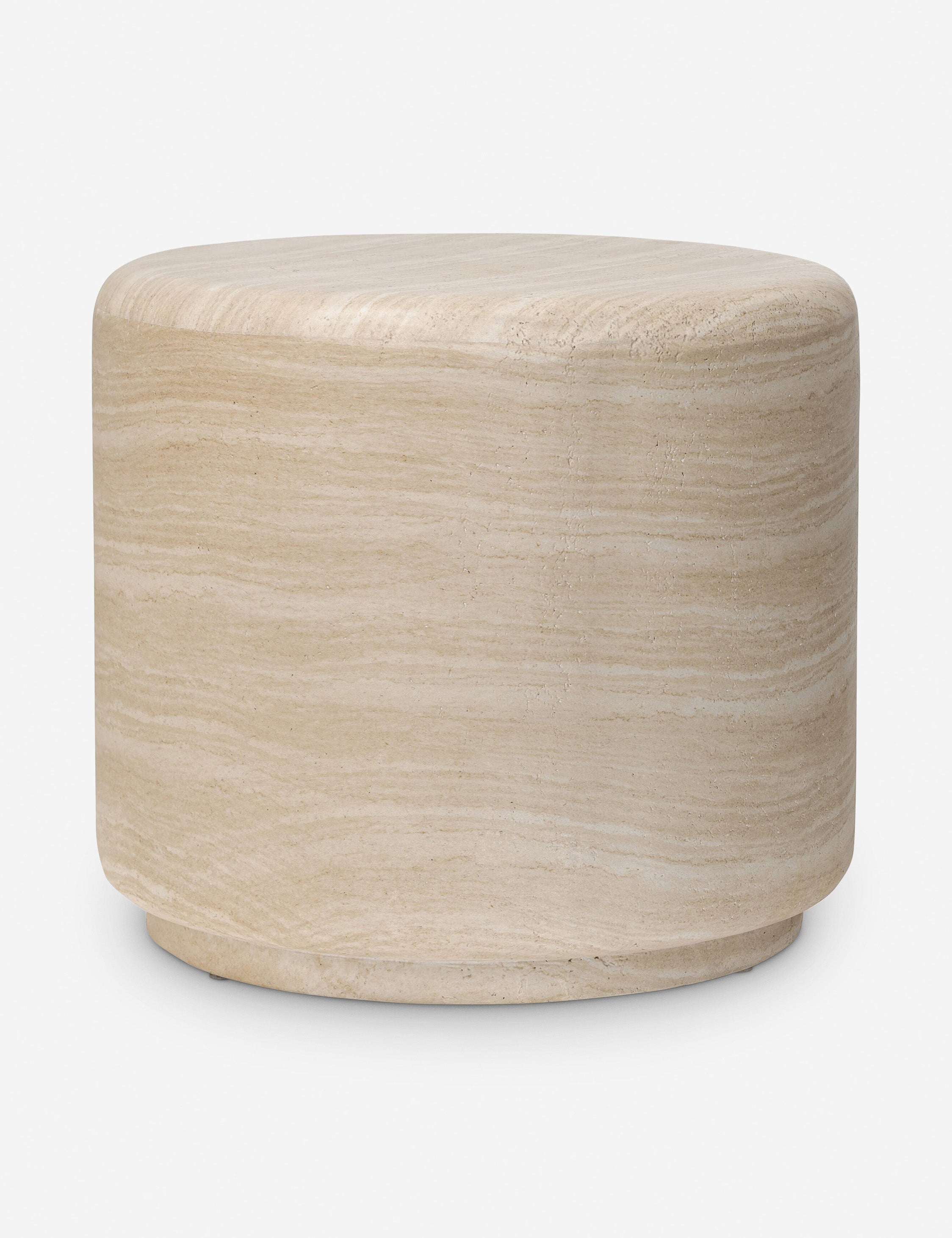 Venetia indoor outdoor – Lulu and Georgia Venetia Indoor / Outdoor Round Side Table by Amber Lewis x Four Hands