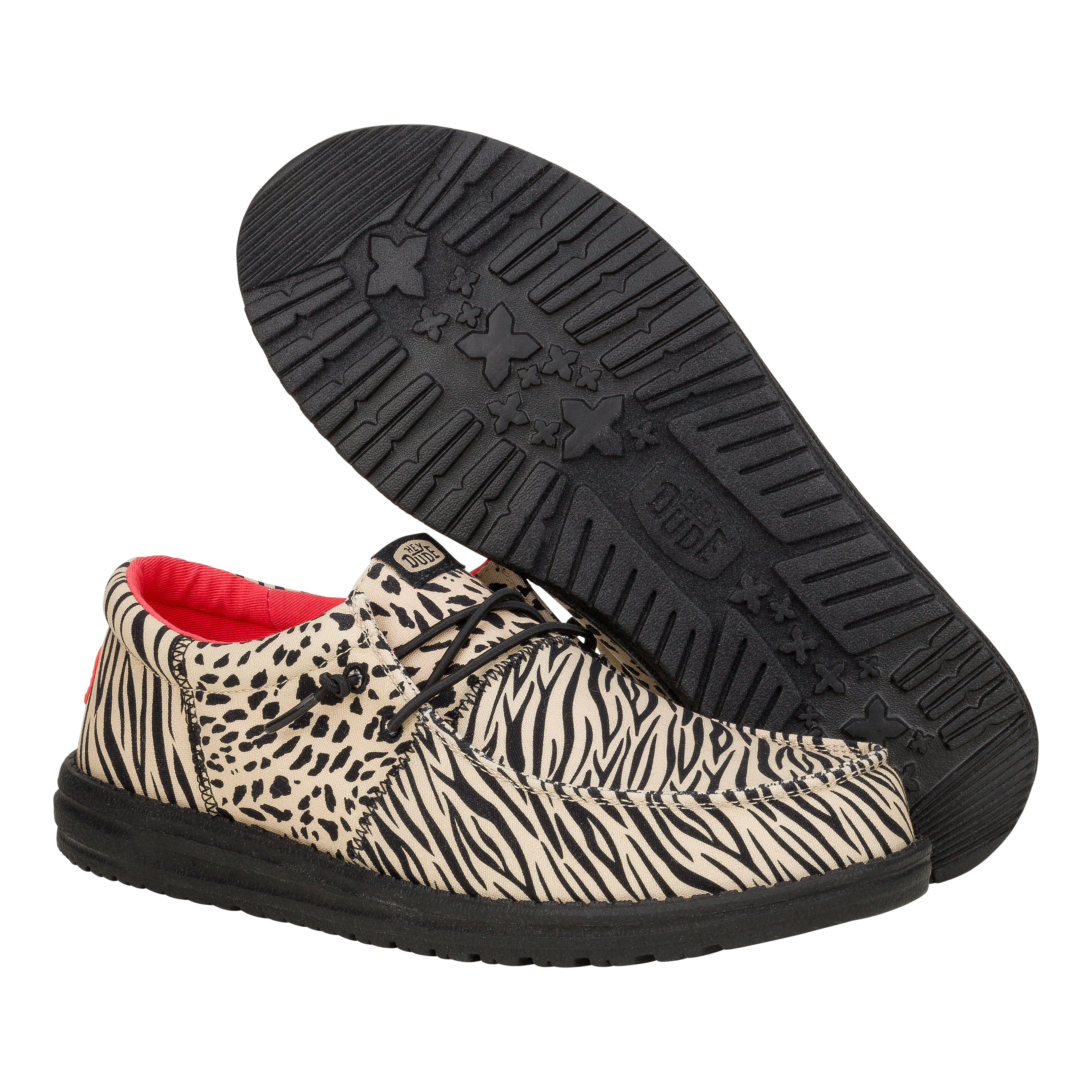 HEYDUDE shoes Wally Tri Mixed Animal - Brown/Multi - view 3