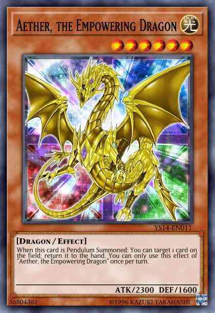 Aether the empowering – Yu-Gi-Oh! Aether, the Empowering Dragon - YS14-EN011 - Common - 1st Edition