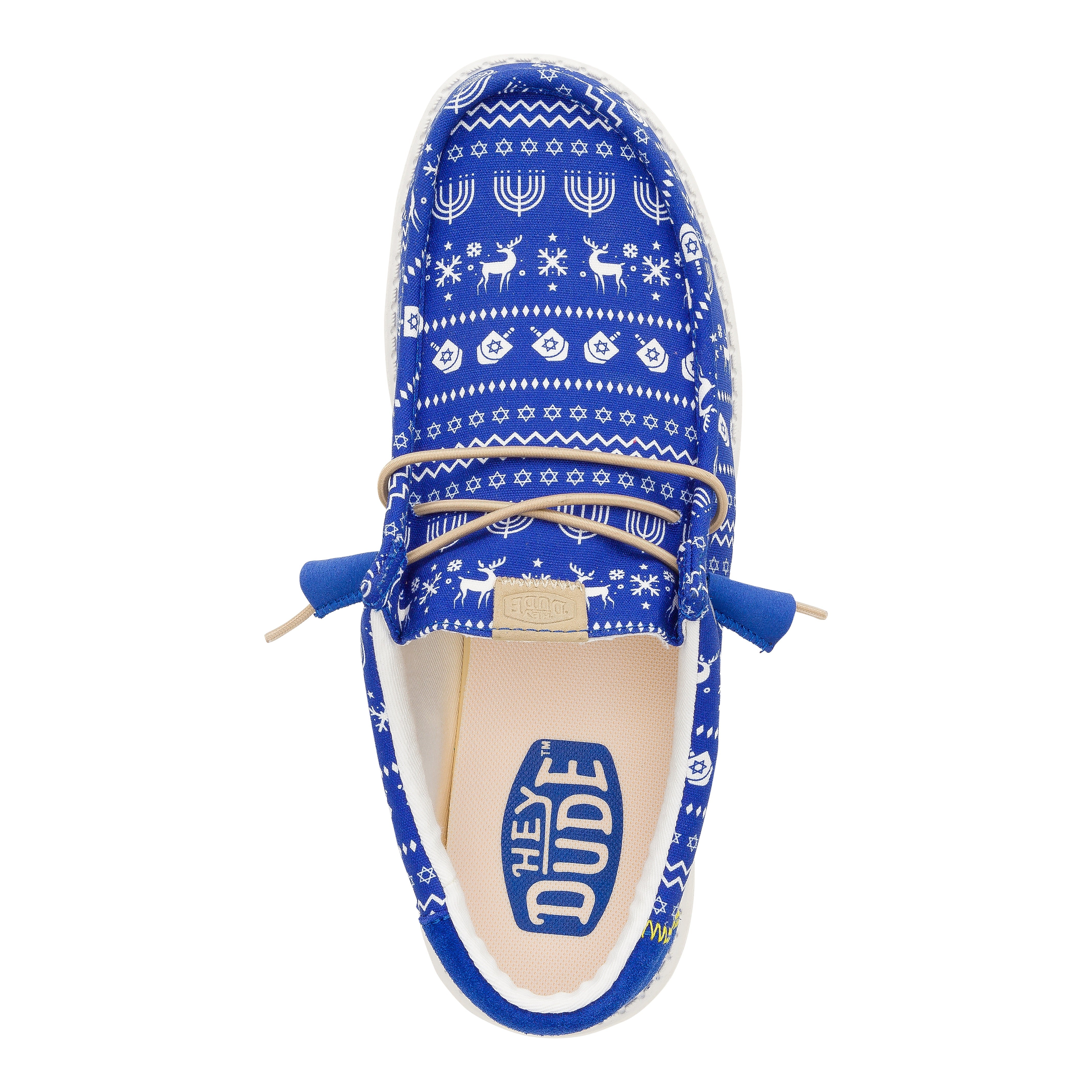 HEYDUDE shoes Wally Hanukkah Sweater - Hanukkah Blue/White - view 6