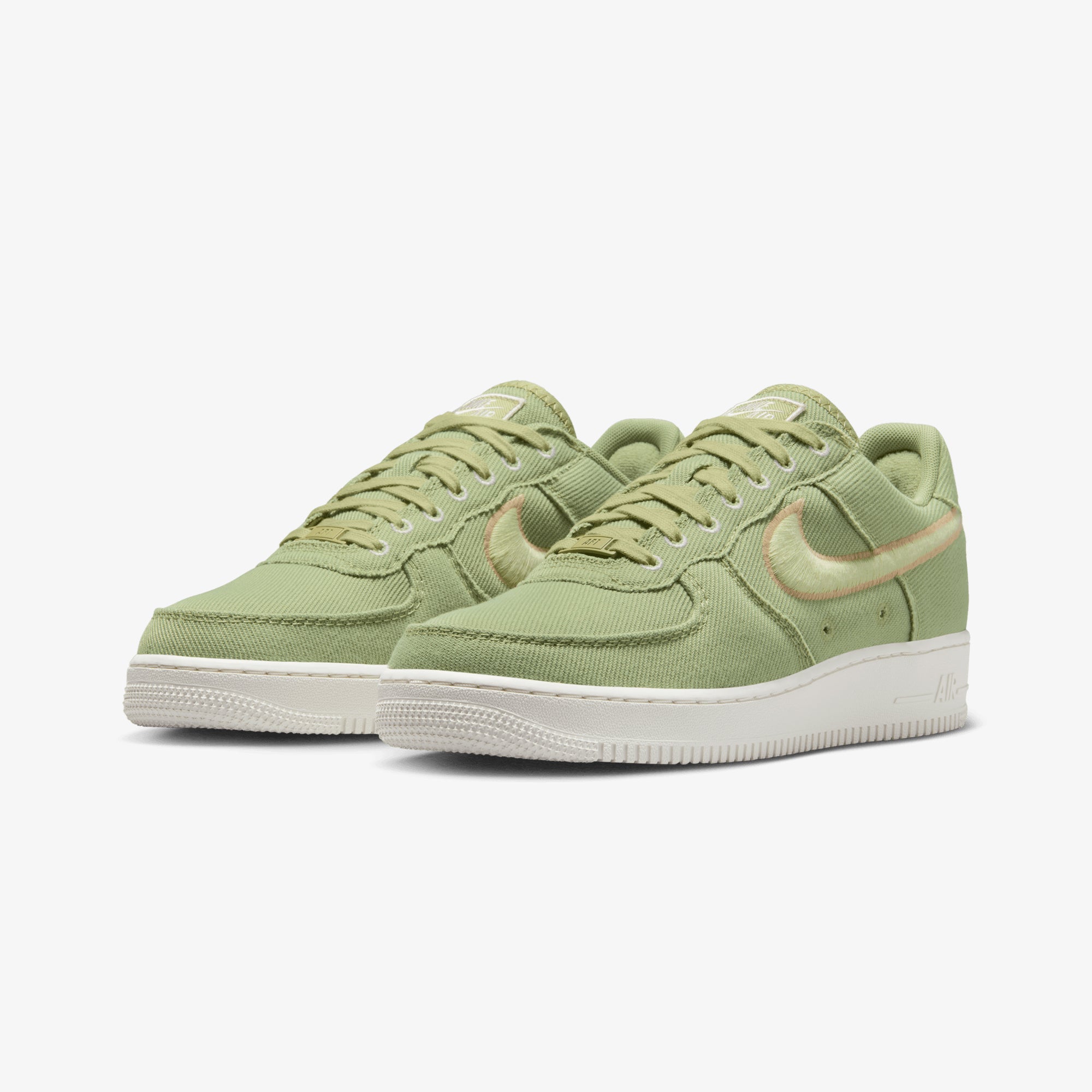 Nike | Air Force 1 Low Canvas { Dusty Olive/olive Aura-hemp-phantom - view 3