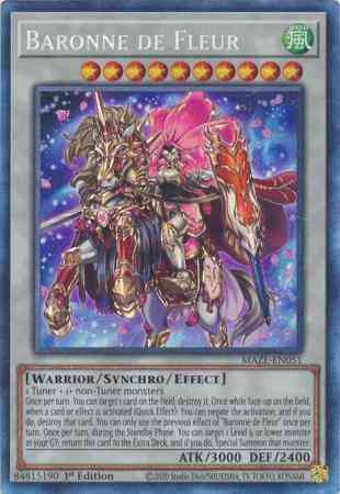 Yu-Gi-Oh! Baronne de Fleur - MAZE-EN051 - Collector's Rare - 1st Edition