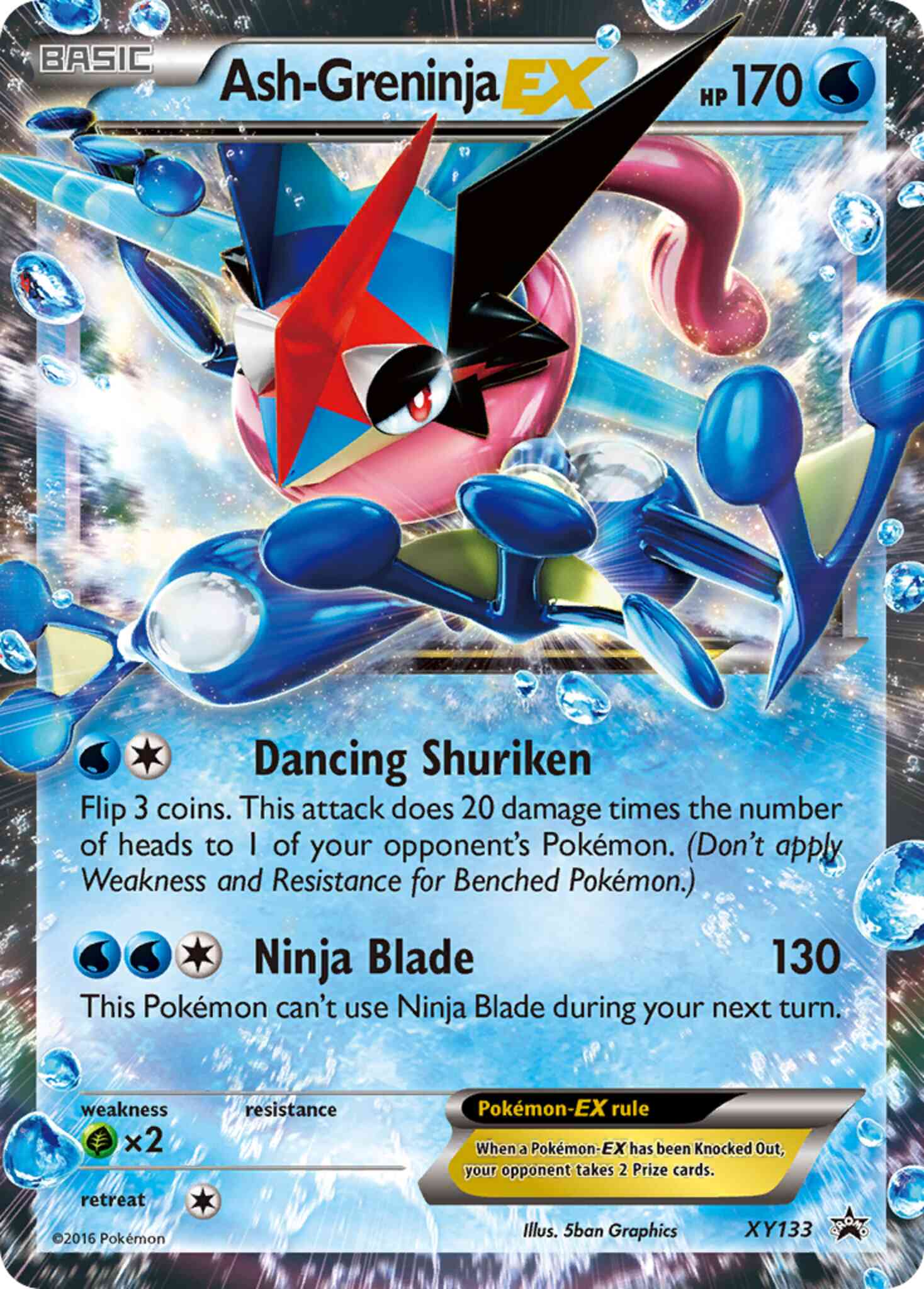 Promo xyp-xy133 ultra – Pokémon Ash-Greninja-EX - XY133 - Promo [xyp-XY133] [Ultra]