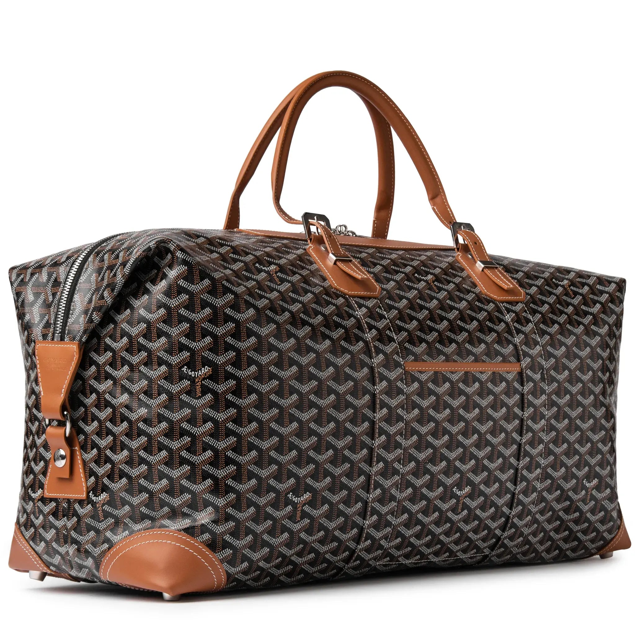 Goyard Bowling 55 Black Tan Bag - view 2