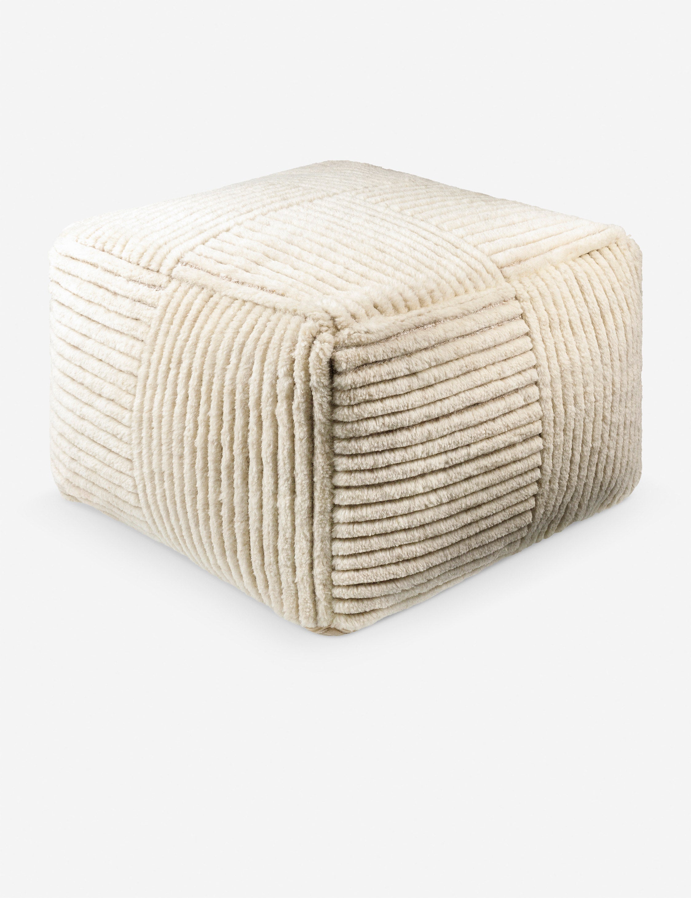Lulu and Georgia Holborn Square Pouf - view 2