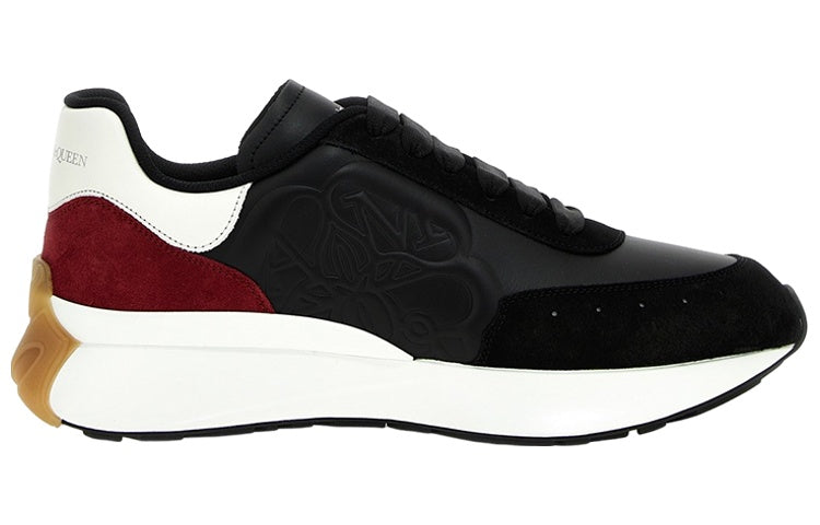 Alexander Mcqueen Sprint Runner Black White Red - view 2