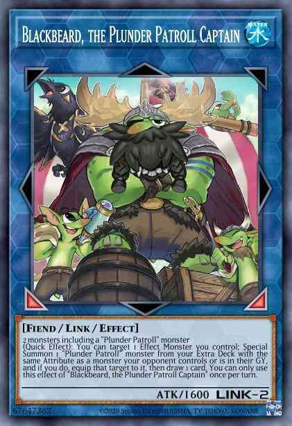 Blackbeard the plunder – Yu-Gi-Oh! Blackbeard, the Plunder Patroll Captain - IGAS-EN089 - Ultra Rare - Unlimited
