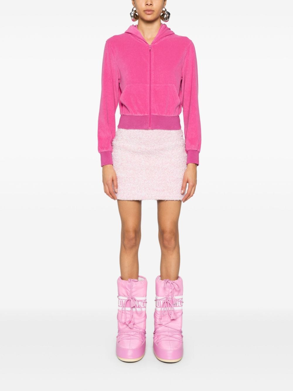 Balenciaga Tweed bouclé mini skirt - view 2