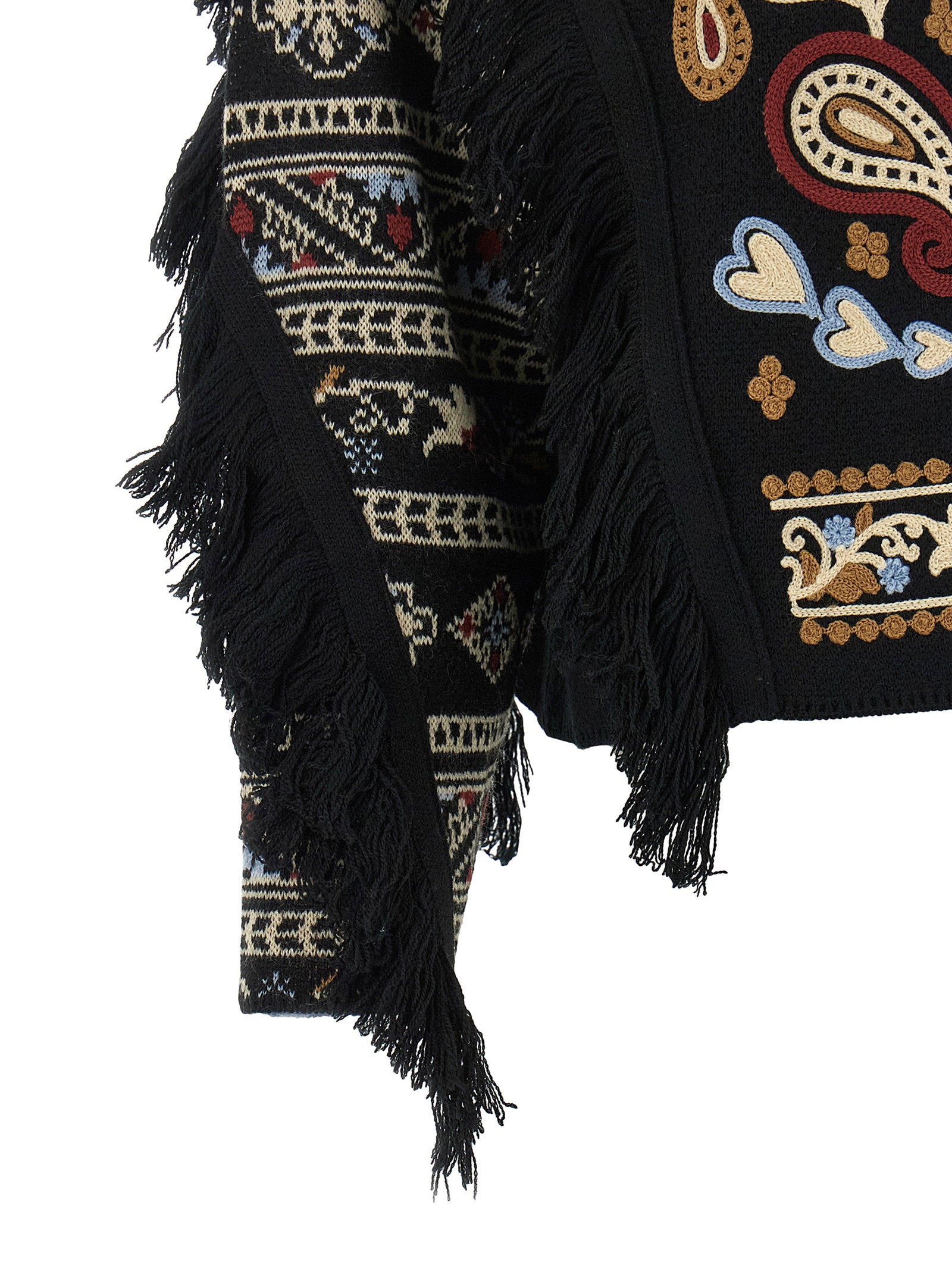 Farm Rio Cornely Embroidery Sweater – 50% wool, 50% acrylic - view 4