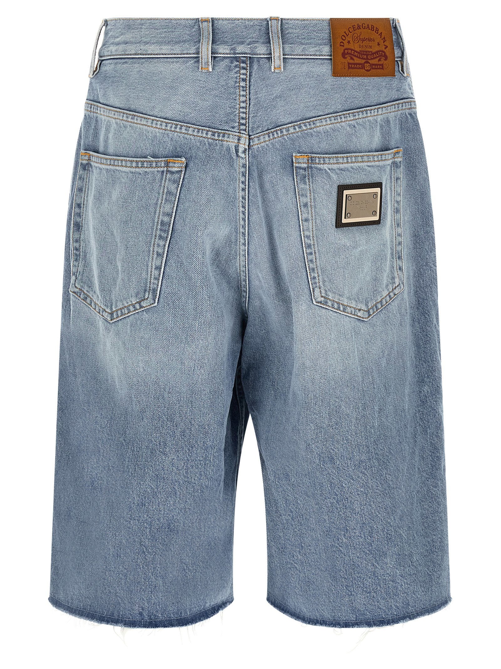 Dolce & Gabbana Denim Bermuda Shorts – 100% cotton - view 2