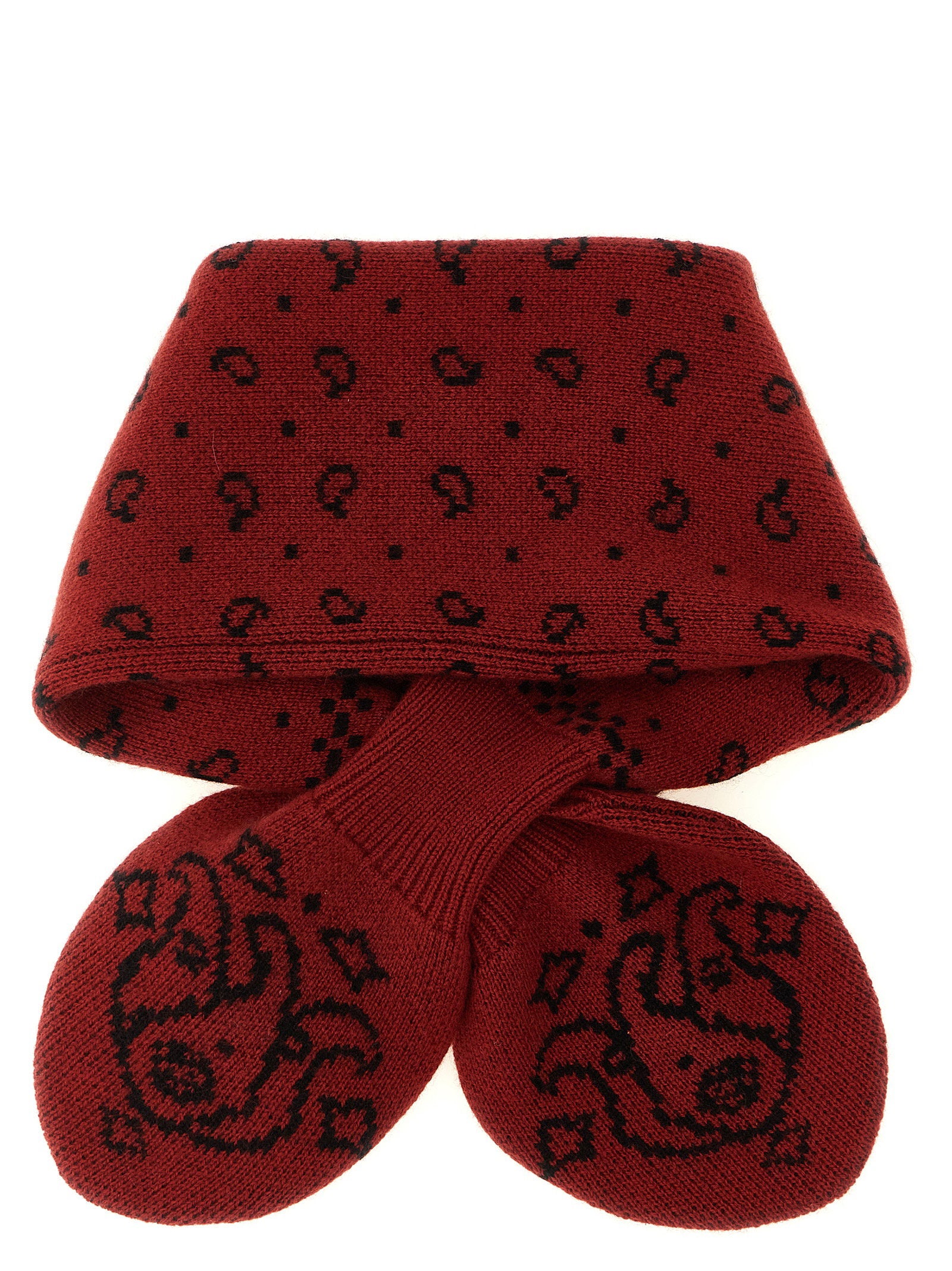 Guest In Residence Bandana Bowtie Scarf – 70% wool 30% cachemire - view 2