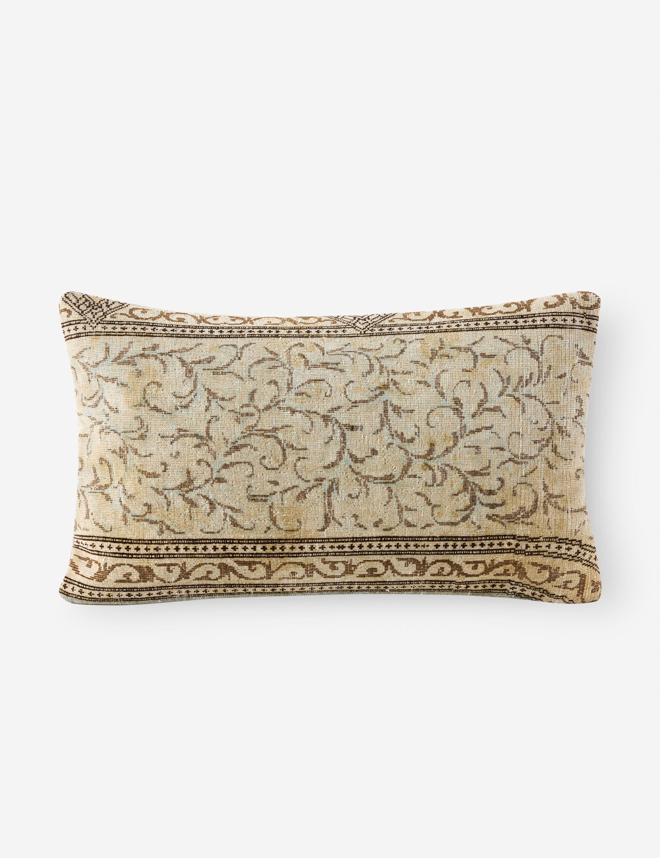 Lulu and Georgia Vintage Lumbar Pillow No. 316, 16" x 26"
