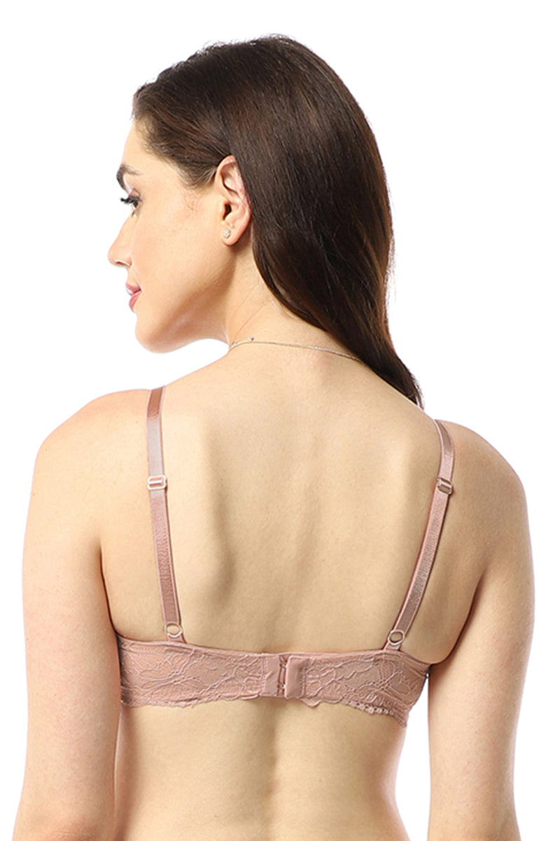 Amante Eternal Bliss Non-padded Wired Bra - Mellow Rose - view 2