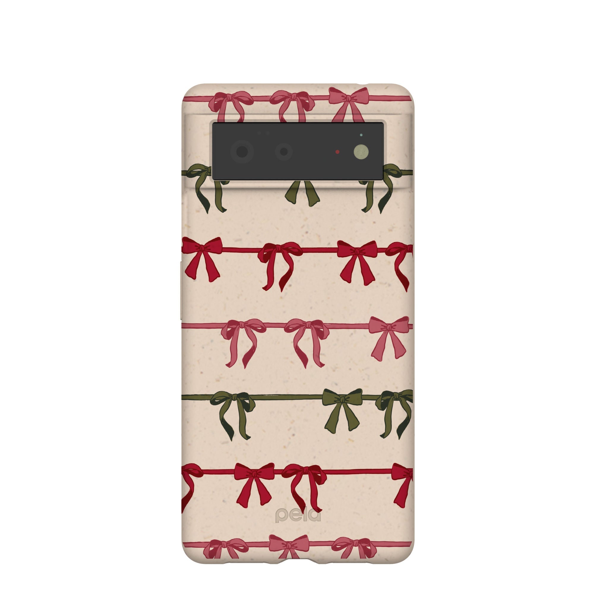 Pela Case Seashell Holiday Bows Google Pixel 6 Case