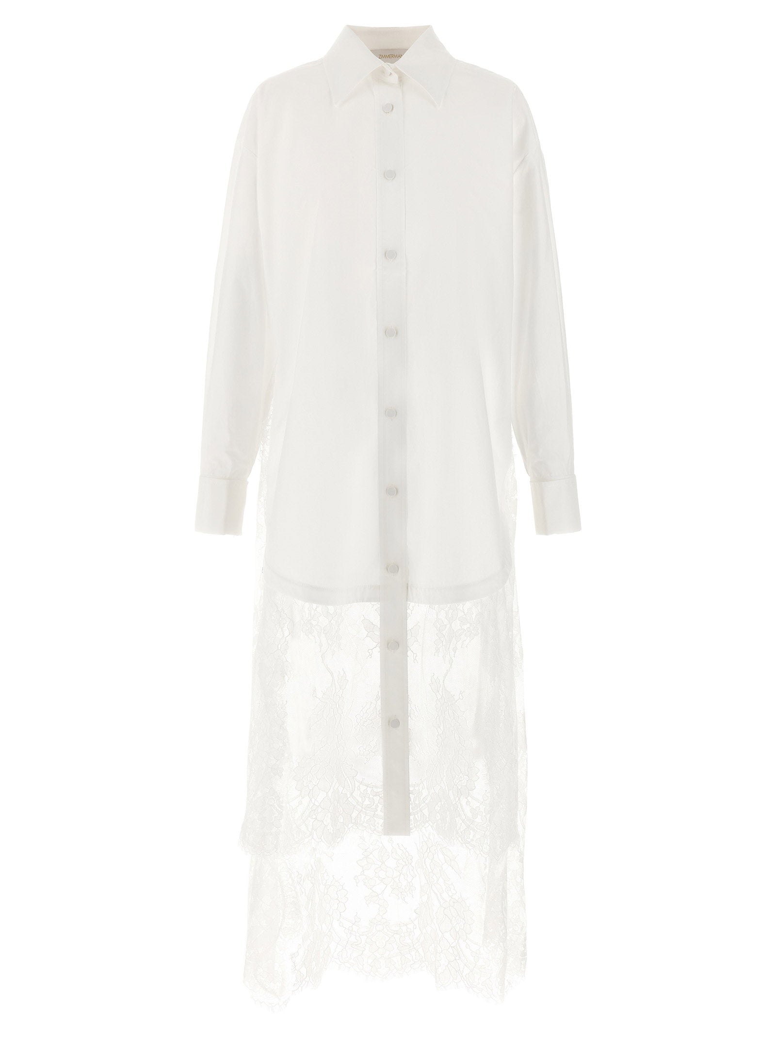 Zimmermann Vaillant Lace Dress – 100% cotton