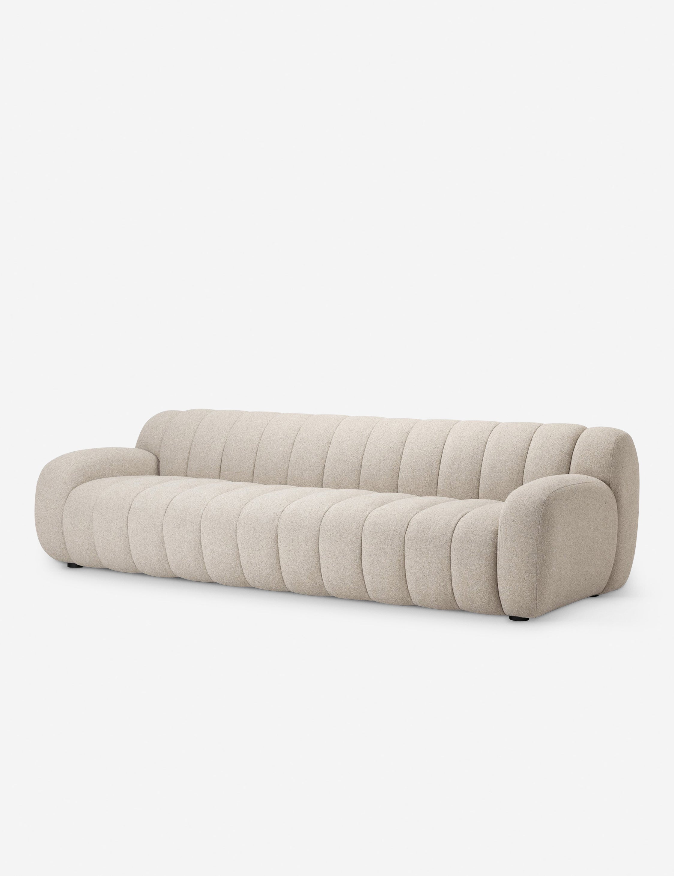 Lulu and Georgia Zibby Sofa – Flax Tweed - view 2