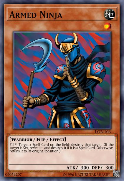 Yu-Gi-Oh! Armed Ninja - LOB-106 - Rare - Unlimited