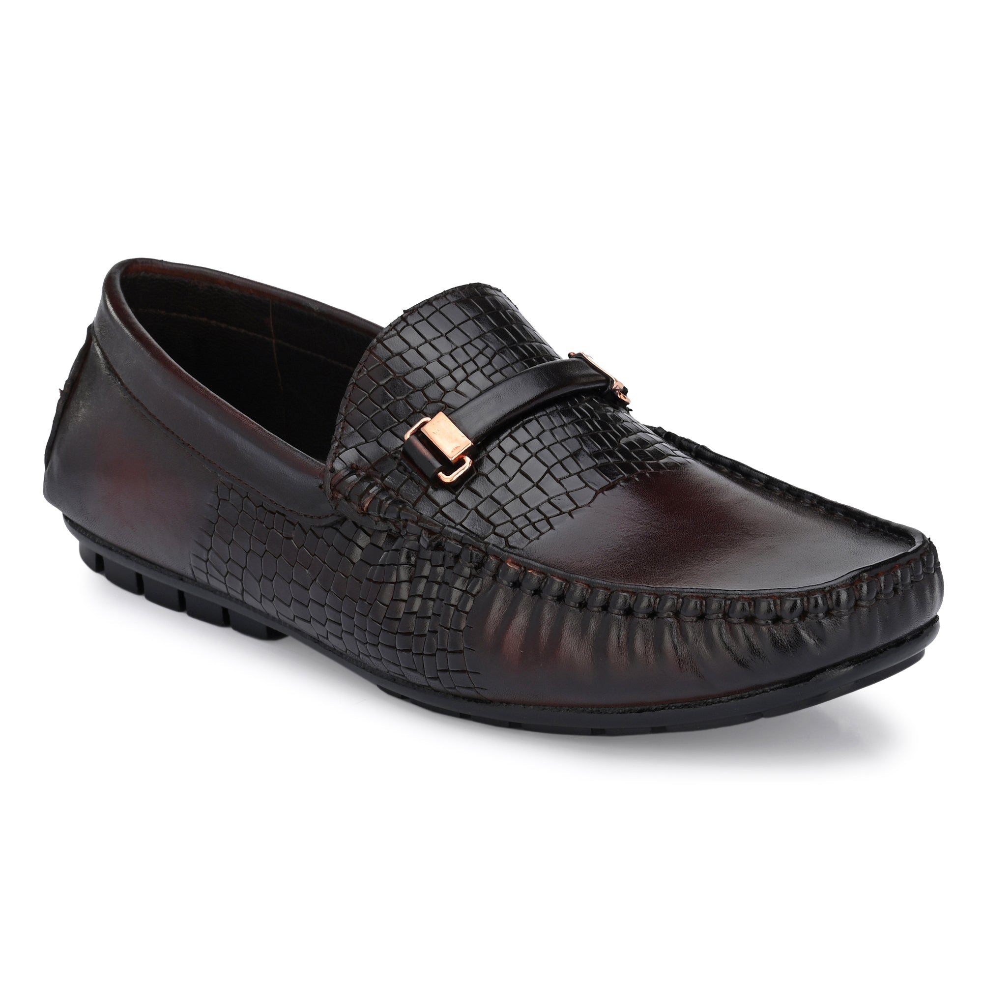 egoss-shoes Buckled Formal Loafers For Men by Egoss - view 13