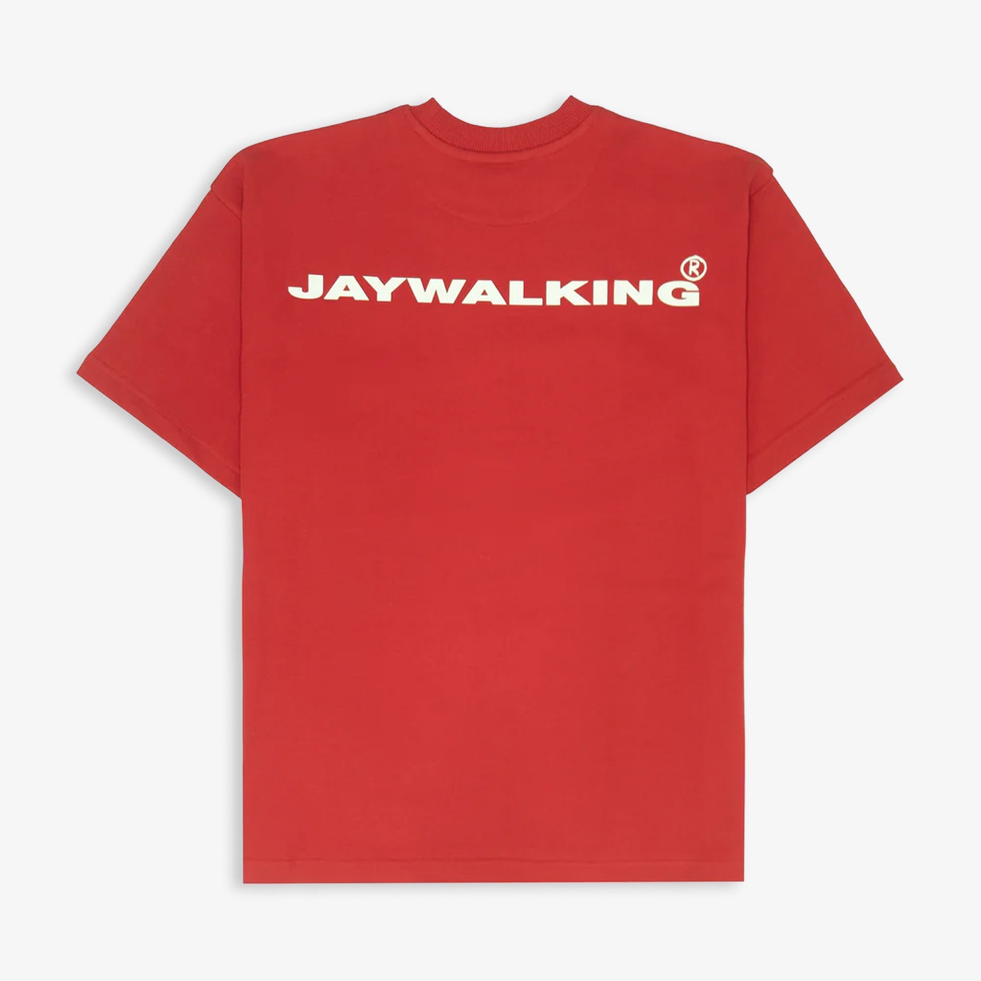 Jaywalking | Basics T-shirt { Red - view 2