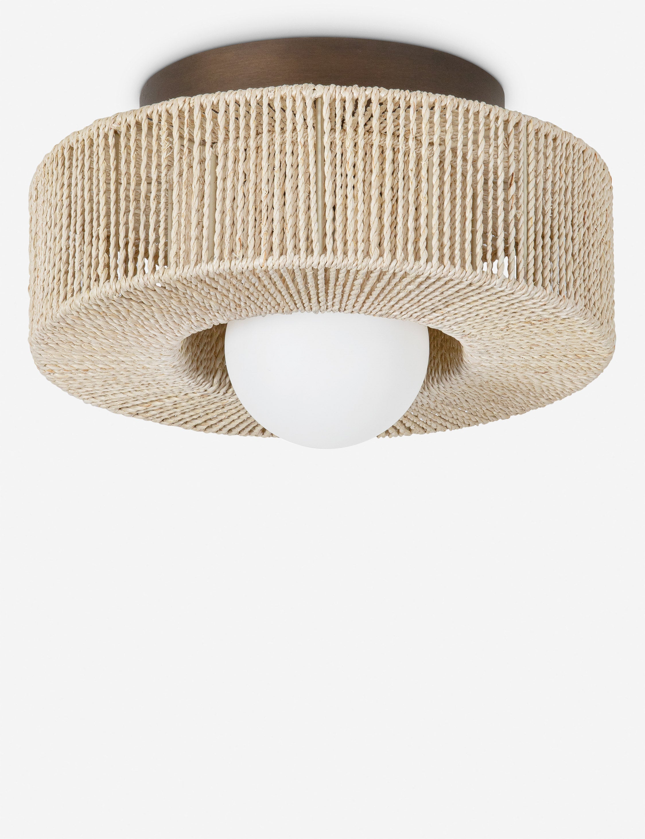 Lulu and Georgia Embeth Flush Mount Light – Bronze