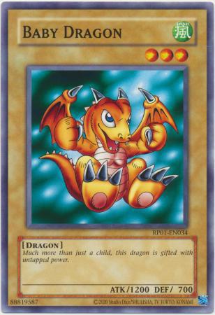 Yu-Gi-Oh! Baby Dragon - 2020 Date Reprint - RP01-EN034 - Common - Unlimited